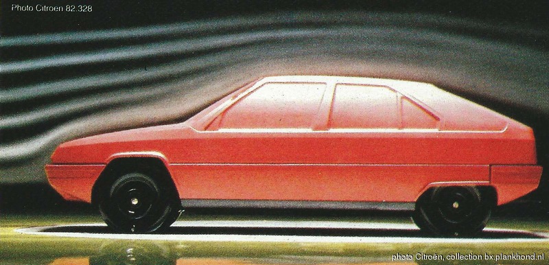 BX model in de windtunnel
